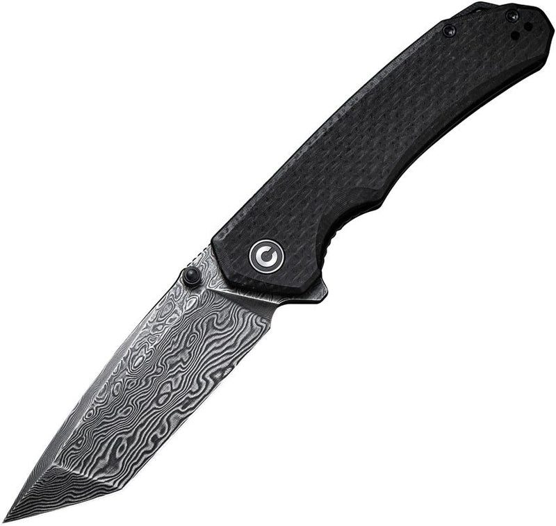 Civivi Brazen Linerlock Damascus Folding Knife [C2023DS-1]