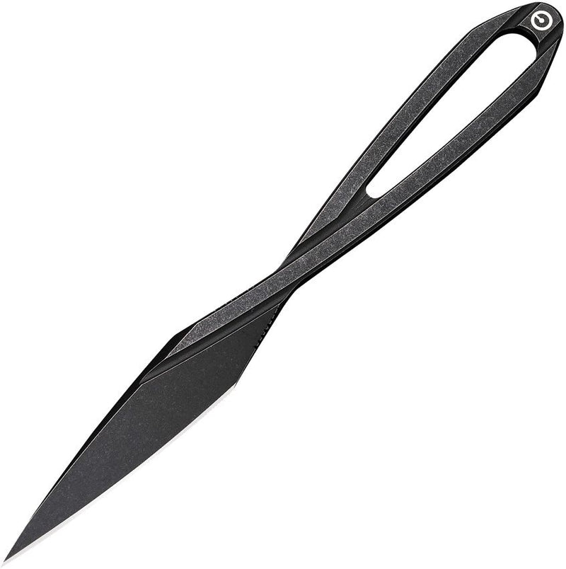 Civivi D-Art Neck Fixed Blade Knife Black SW [C21001-2]