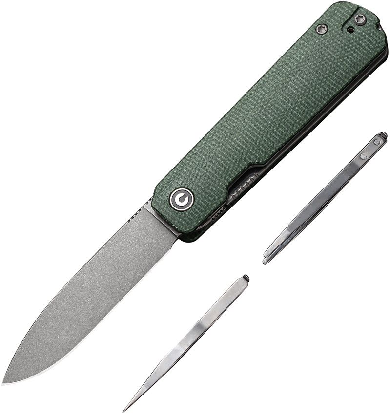 Civivi Sendy Linerlock Green Mic Folding Knife [C21004A1]