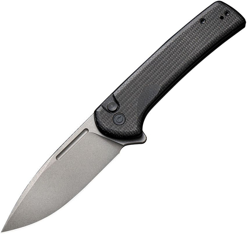 Civivi Conspirator Button Lock Black Folding Knife [C21006-1]