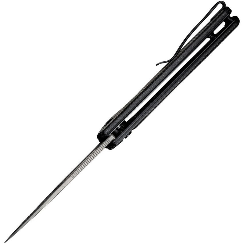 Civivi Conspirator Button Lock Black Folding Knife [C21006-1]