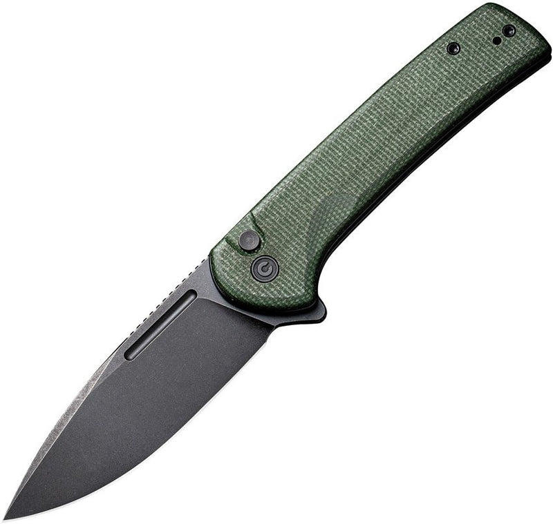 Civivi Conspirator Button Lock Green Folding Knife [C21006-2]