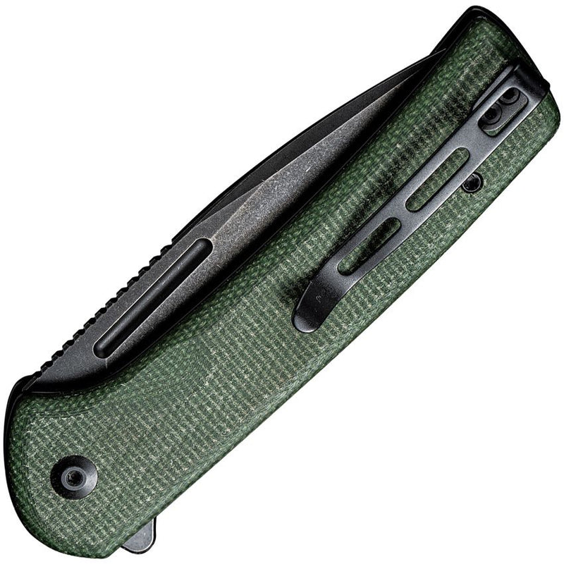 Civivi Conspirator Button Lock Green Folding Knife [C21006-2]