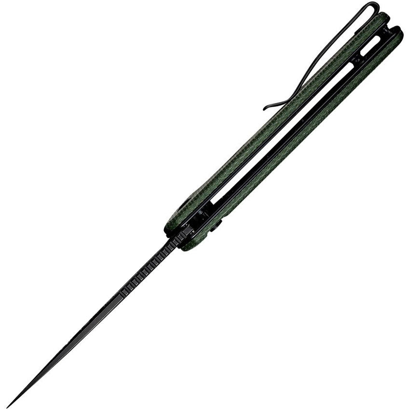 Civivi Conspirator Button Lock Green Folding Knife [C21006-2]