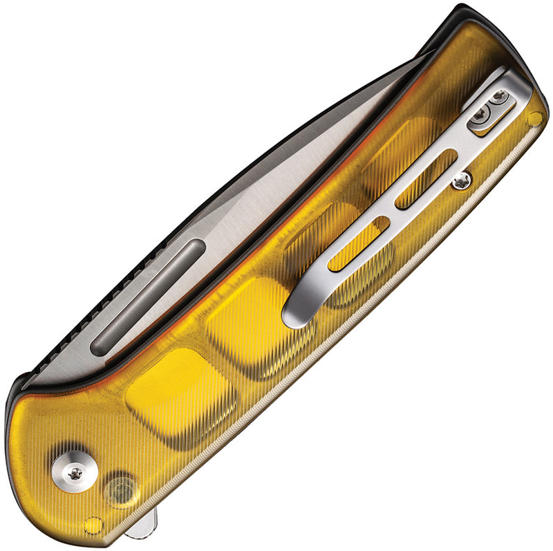 Civivi Conspirator Polished Ultem (3.48" Satin Finished Nitro-V) Folding Knife [C21006-5] - product view 2