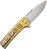 Civivi Conspirator Polished Ultem (3.48" Satin Finished Nitro-V) Folding Knife [C21006-5] - product view 3