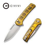 Civivi Conspirator Polished Ultem (3.48" Satin Finished Nitro-V) Folding Knife [C21006-5] - product view 6