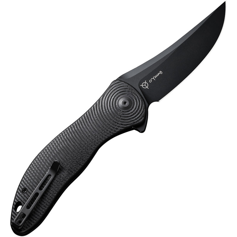 Civivi Synergy4 Black G10 (3.94" Black Nitro-V) Folding Knife [ C21018A-1] - product view 2