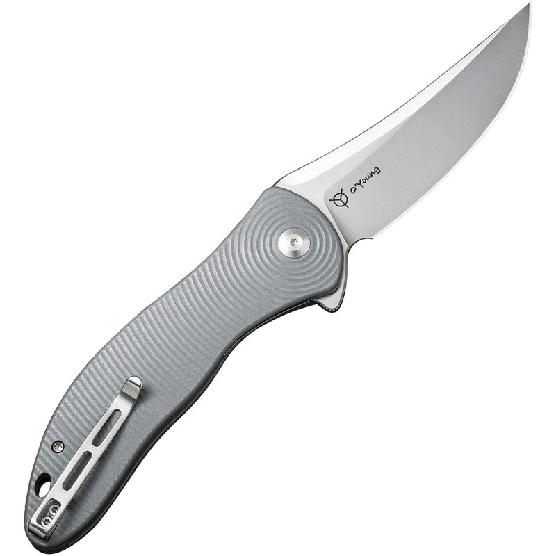 Civivi Synergy4 Gray G10 (3.94" Satin Finished Nitro-V) Folding Knife [ C21018A-2] - product view 2