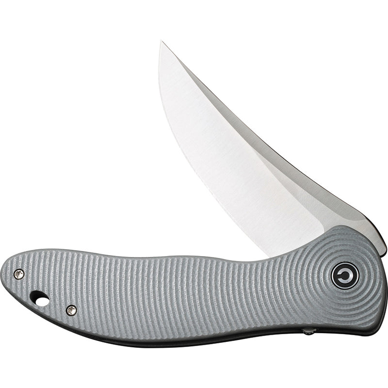 Civivi Synergy4 Gray G10 (3.94" Satin Finished Nitro-V) Folding Knife [ C21018A-2] - product view 3