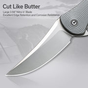 Civivi Synergy4 Gray G10 (3.94" Satin Finished Nitro-V) Folding Knife [ C21018A-2] - product view 5