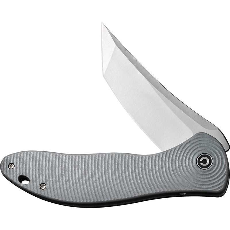 Civivi Synergy4 Gray G10 (3.94" Satin Finished Nitro-V) Folding Knife [ C21018B-2] - product view 3