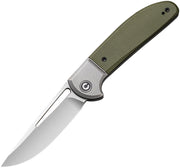 Civivi Trailblazer XL Gray,Green G10 Onlay On Stainless Steel (3.46" Satin D2) Folding Knife [C2101A] - product view 1
