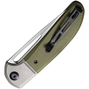 Civivi Trailblazer XL Gray,Green G10 Onlay On Stainless Steel (3.46" Satin D2) Folding Knife [C2101A] - product view 2