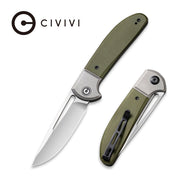 Civivi Trailblazer XL Gray,Green G10 Onlay On Stainless Steel (3.46" Satin D2) Folding Knife [C2101A] - product view 3