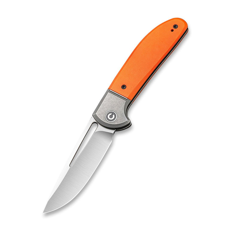 Civivi Trailblazer XL Gray,Orange G10 Onlay On Stainless Steel (3.46" Satin D2) Folding Knife [C2101B] - product view 5