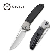 Civivi Trailblazer XL Gray,Black G10 Onlay On Stainless Steel (3.46" Satin D2) Folding Knife [C2101C] - product view 3