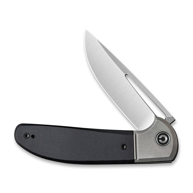 Civivi Trailblazer XL Gray,Black G10 Onlay On Stainless Steel (3.46" Satin D2) Folding Knife [C2101C] - product view 6