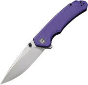 Civivi Brazen Purple G10 (3.50" 14C28N Sandvik stainless) Folding Knife [C2102A] - product view 1