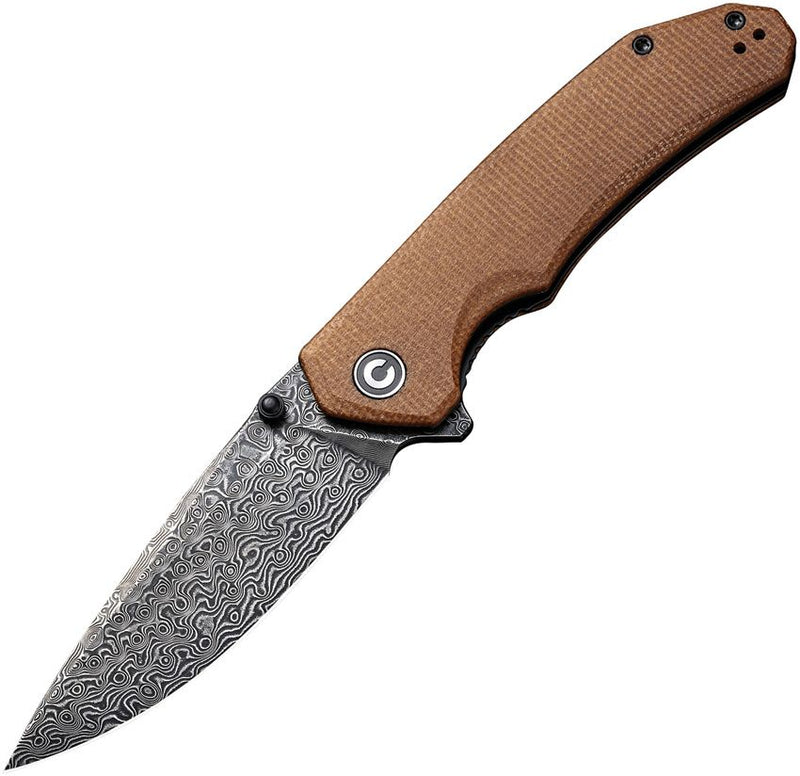 Civivi Brazen Linerlock Brown Folding Knife [C2102DS-1]