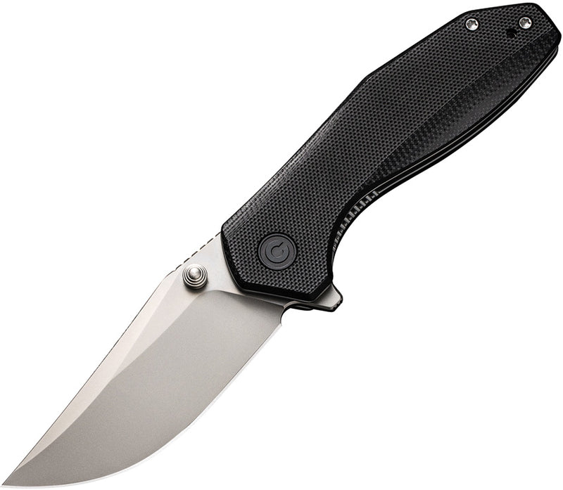 Civivi ODD 22 Black G10 (2.97" Silver Bead Blasted 14C28N) Folding Knife [C21032-1] - product view 1
