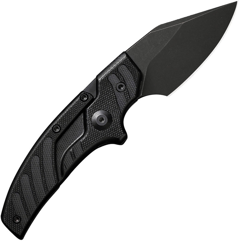 Civivi Typhoeus Black G10 (3" Black Stonewashed 14C28N) Folding Knife [C21036-1] - product view 3