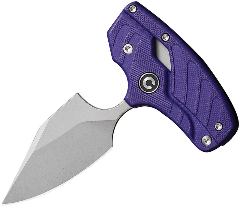 Civivi Typhoeus Purple G10 (3" Stonewashed 14C28N) Folding Knife [C21036-2] - product view 2
