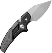 Civivi Typhoeus Black, Gray Aluminum (3" Stonewashed 14C28N) Folding Knife [C21036-3] - product view 6