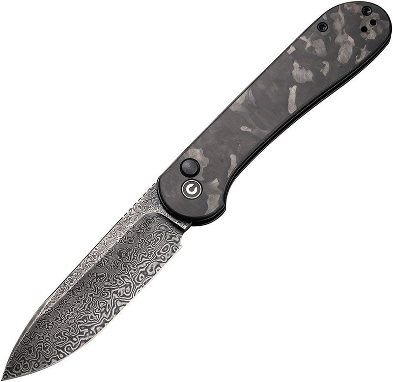 Civivi Elementum Button Lock Gray Folding Knife [C2103DS3]