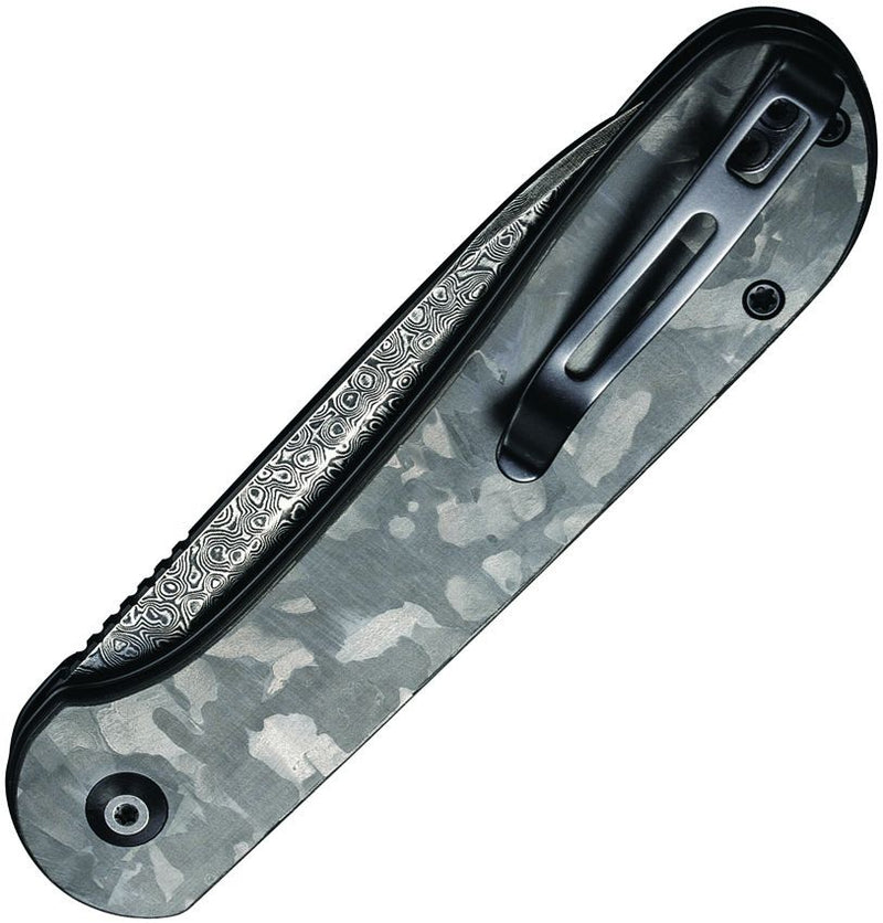 Civivi Elementum Button Lock Gray Folding Knife [C2103DS3]