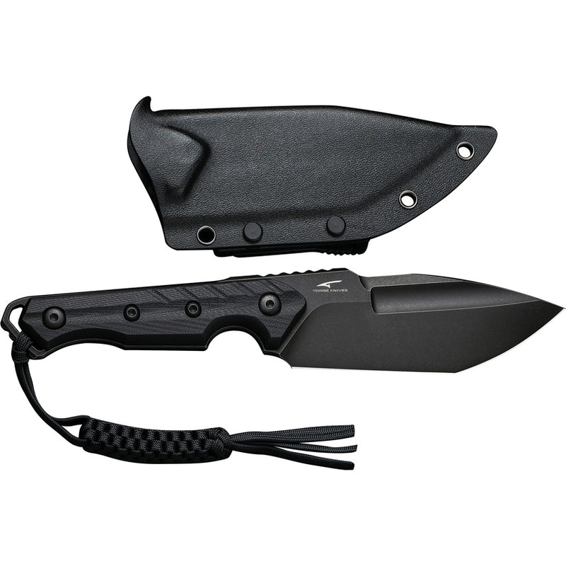 Civivi Maxwell Black G10 (4.74" Black Stonewashed D2) Fixed Blade Knife [ C21040-1] - product view 5