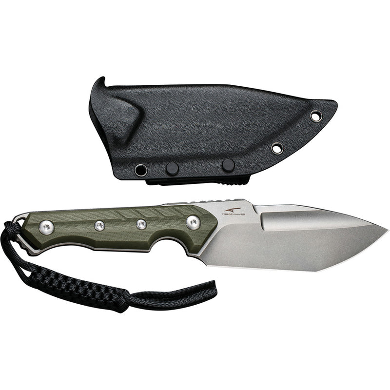 Civivi Maxwell OD Green G10 (4.74" Stonewashed D2) Fixed Blade Knife [ C21040-2] - product view 3