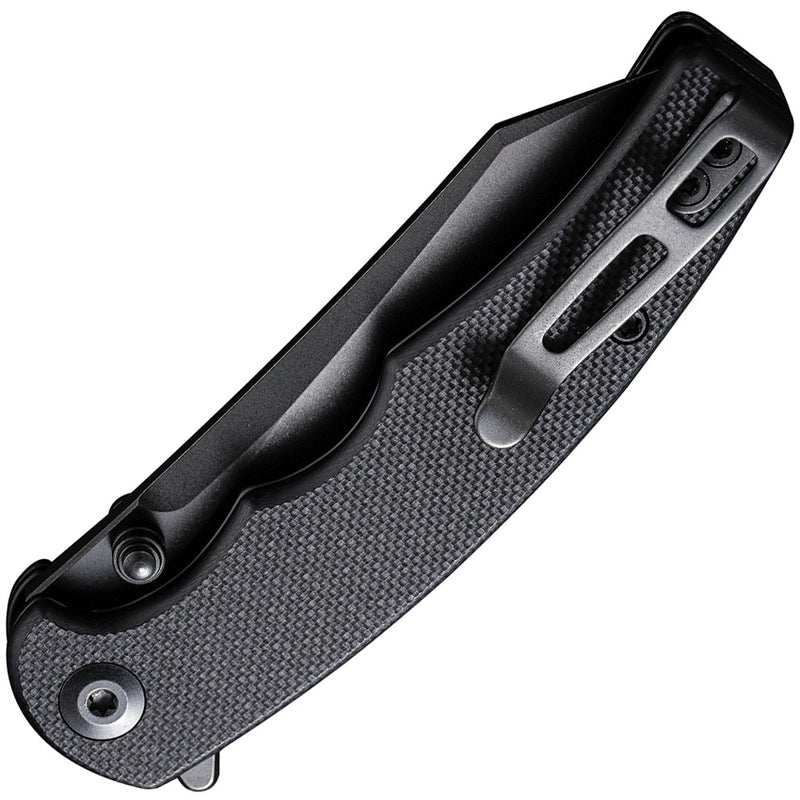 Civivi P87 Folder Black G10 (2.9" Black Stonewashed Nitro-V) Folding Knife [ C21043-1] - product view 2