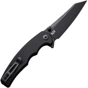 Civivi P87 Folder Black G10 (2.9" Black Stonewashed Nitro-V) Folding Knife [ C21043-1] - product view 5