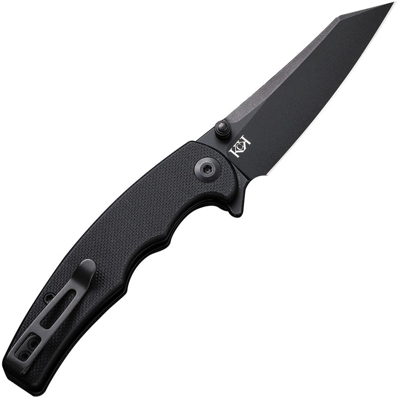 Civivi P87 Folder Black G10 (2.9" Black Stonewashed Nitro-V) Folding Knife [ C21043-1] - product view 5