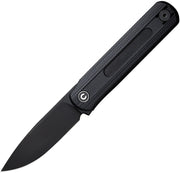 Civivi Foldis Black G10 (2.67" Black Stonewashed Nitro-V) Folding Knife [C21044-3] - product view 1