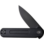 Civivi Foldis Black G10 (2.67" Black Stonewashed Nitro-V) Folding Knife [C21044-3] - product view 3