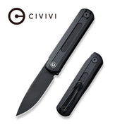 Civivi Foldis Black G10 (2.67" Black Stonewashed Nitro-V) Folding Knife [C21044-3] - product view 4