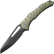 Civivi Spiny Dogfish OD Green G10 (3.47" Black Stonewashed 14C28N) Folding Knife [C22006-3] - product view 1