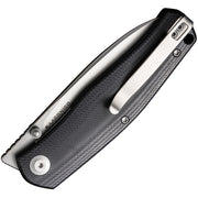Civivi Sokoke Black G10 (3.35" Silver Bead Blasted 14C28N) Folding Knife [ C22007-1] - product view 2