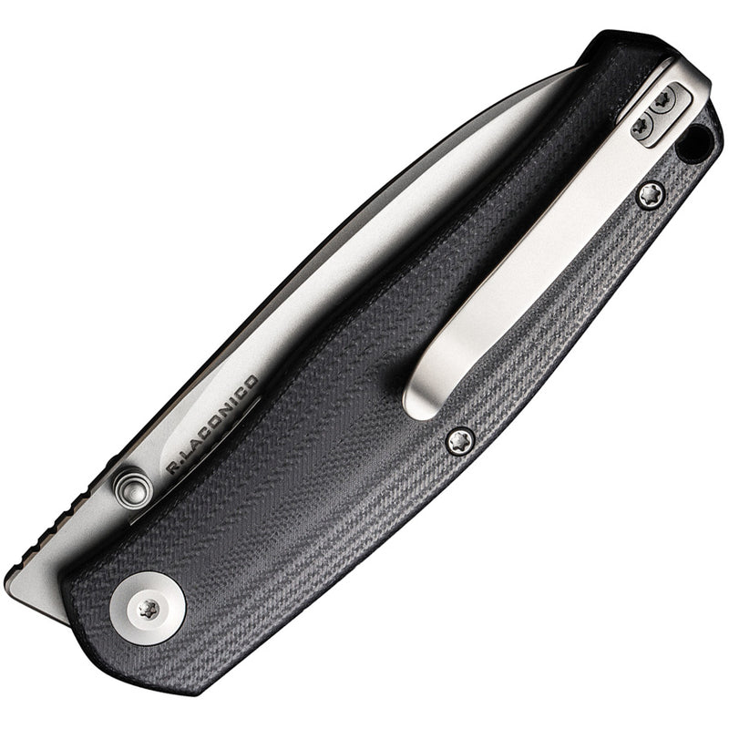 Civivi Sokoke Black G10 (3.35" Silver Bead Blasted 14C28N) Folding Knife [ C22007-1] - product view 2