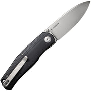 Civivi Sokoke Black G10 (3.35" Silver Bead Blasted 14C28N) Folding Knife [ C22007-1] - product view 4