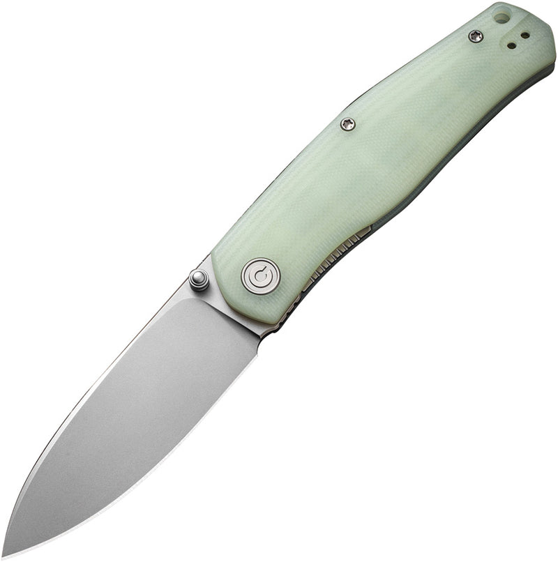 Civivi Sokoke Natural G10 (3.35" Silver Bead Blasted 14C28N) Folding Knife [C22007-5] - product view 1