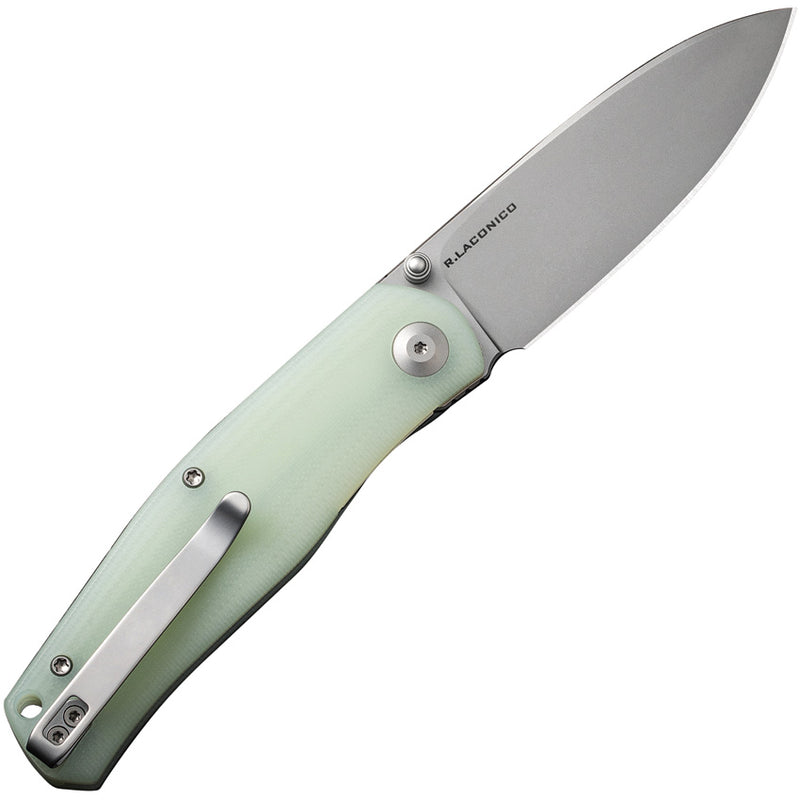 Civivi Sokoke Natural G10 (3.35" Silver Bead Blasted 14C28N) Folding Knife [C22007-5] - product view 3