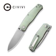 Civivi Sokoke Natural G10 (3.35" Silver Bead Blasted 14C28N) Folding Knife [C22007-5] - product view 7