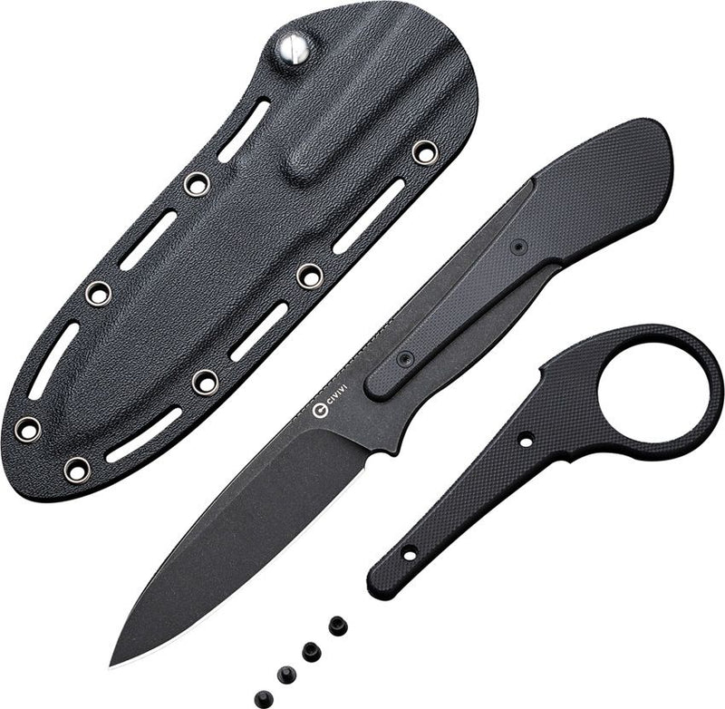 Civivi Varius Fixed Blade Black G10 [C22009D-1]