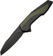 Civivi Hypersonic Black, OD Green Steel With G10 Inlay (3.7" Black Stonewashed 14C28N) Folding Knife [C22011-1] - product view 1