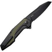 Civivi Hypersonic Black, OD Green Steel With G10 Inlay (3.7" Black Stonewashed 14C28N) Folding Knife [C22011-1] - product view 2