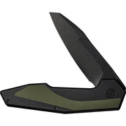 Civivi Hypersonic Black, OD Green Steel With G10 Inlay (3.7" Black Stonewashed 14C28N) Folding Knife [C22011-1] - product view 3