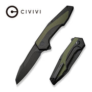 Civivi Hypersonic Black, OD Green Steel With G10 Inlay (3.7" Black Stonewashed 14C28N) Folding Knife [C22011-1] - product view 4